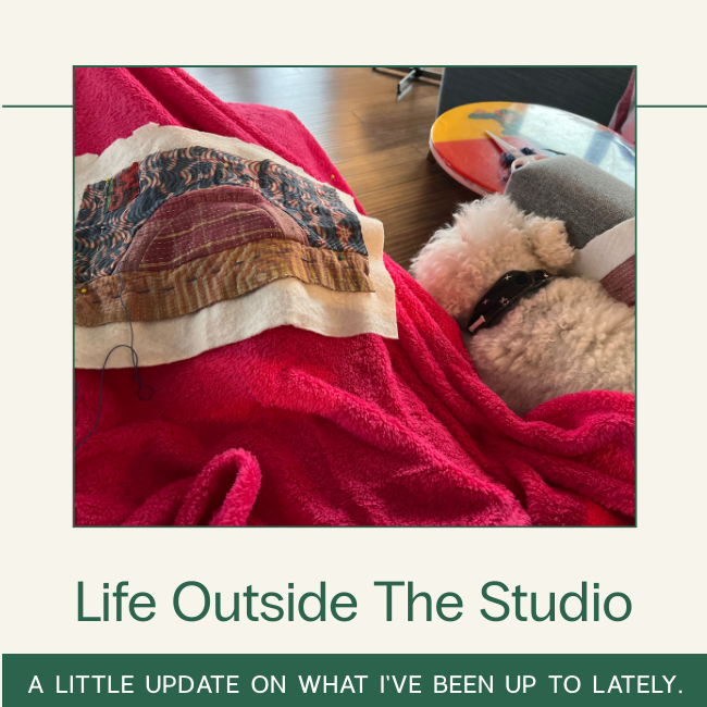 January Love Letter: Life Outside the Studio