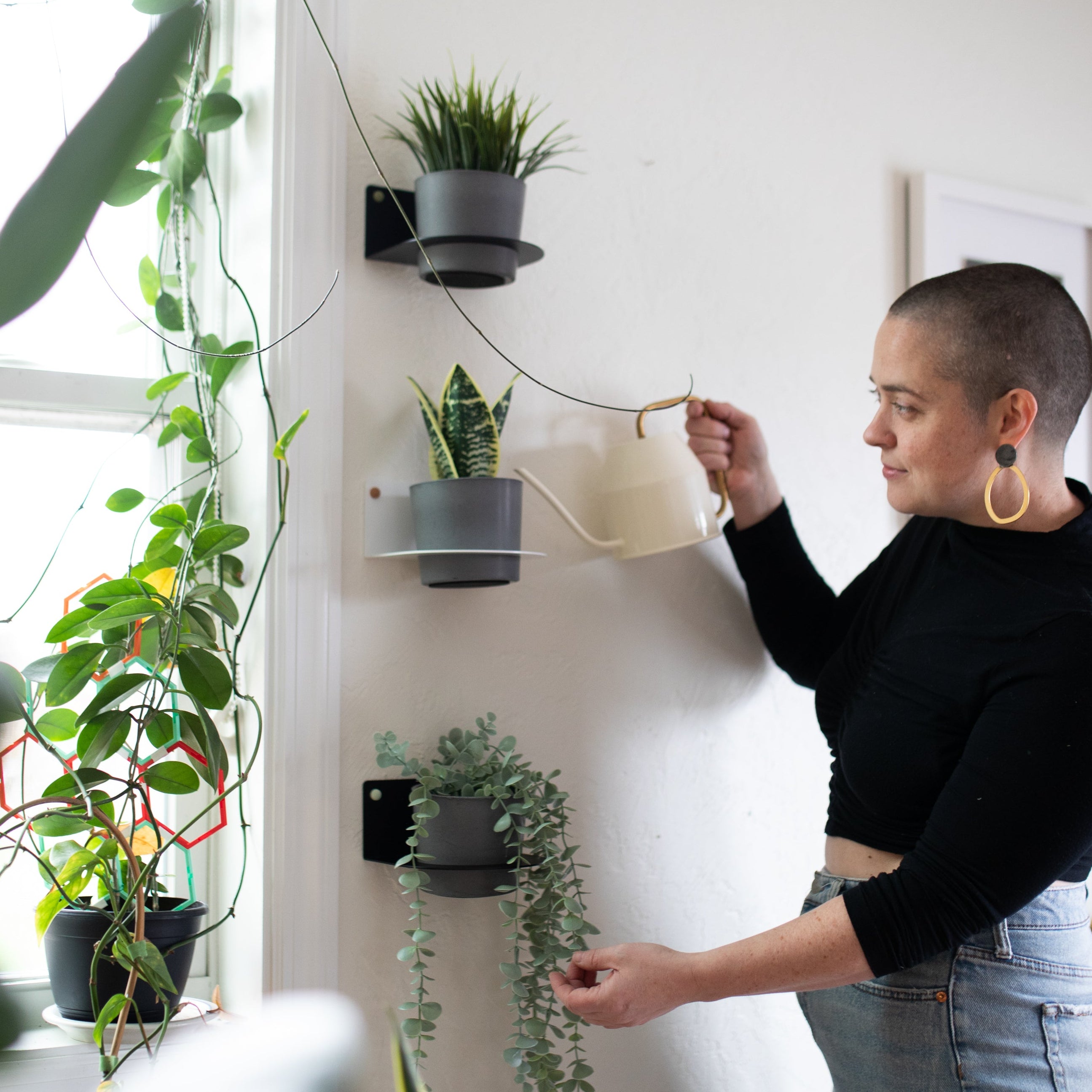 Wall-Mounted Plant Holder - Safran Everyday