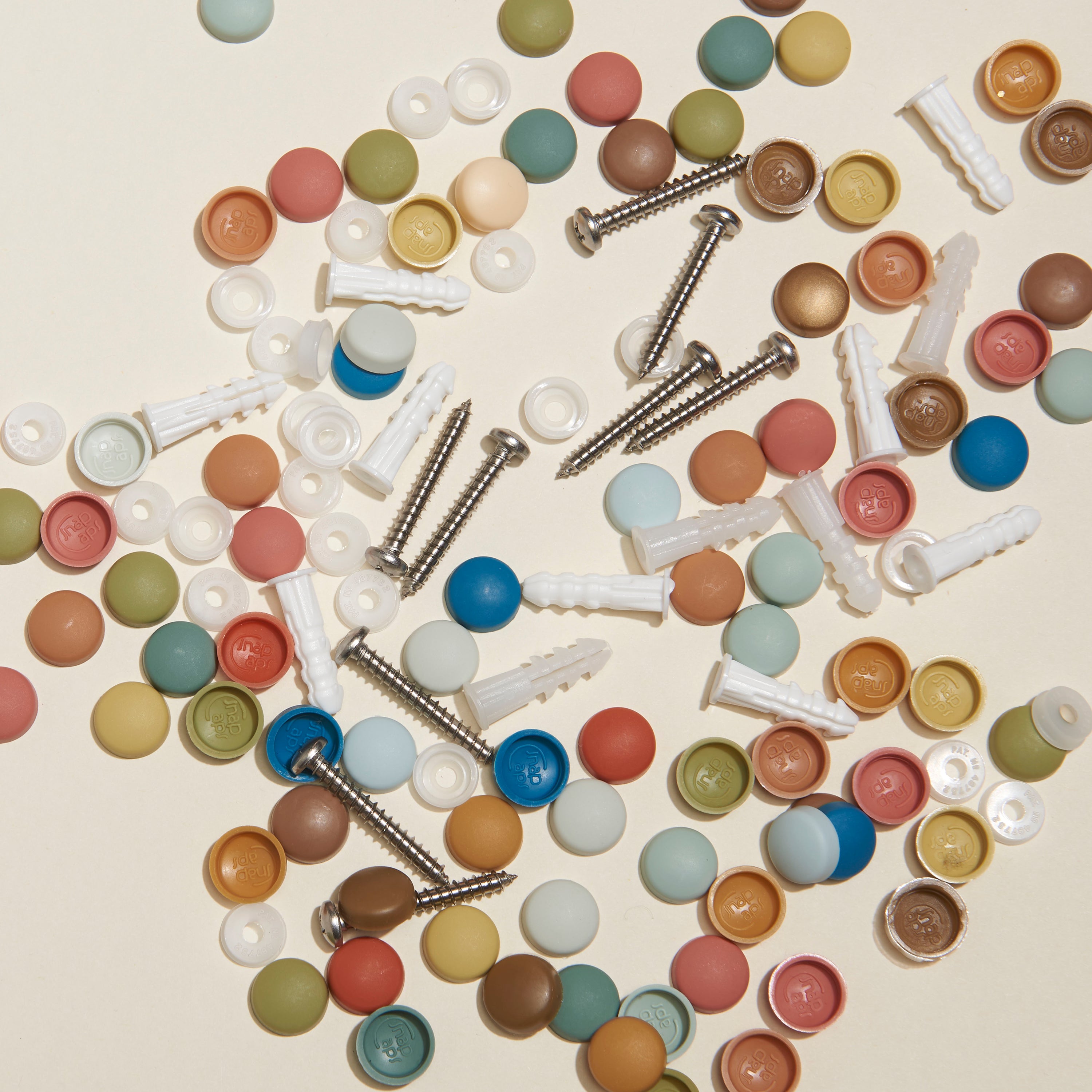 Snap Cap Screw Cover Packs - Single Color - Safran Everyday