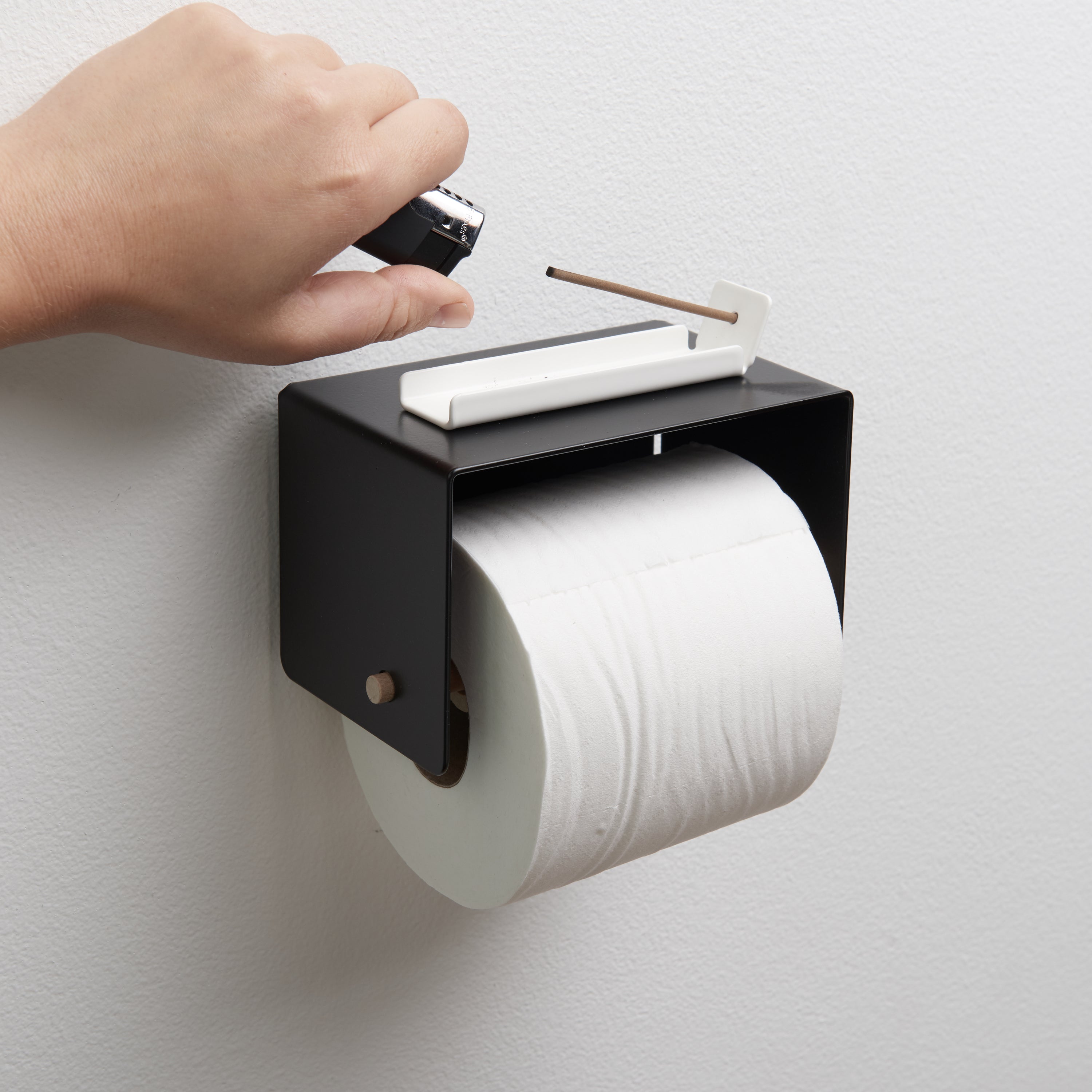 Toilet Paper Roll Holder -The Phone Rest (Seconds)