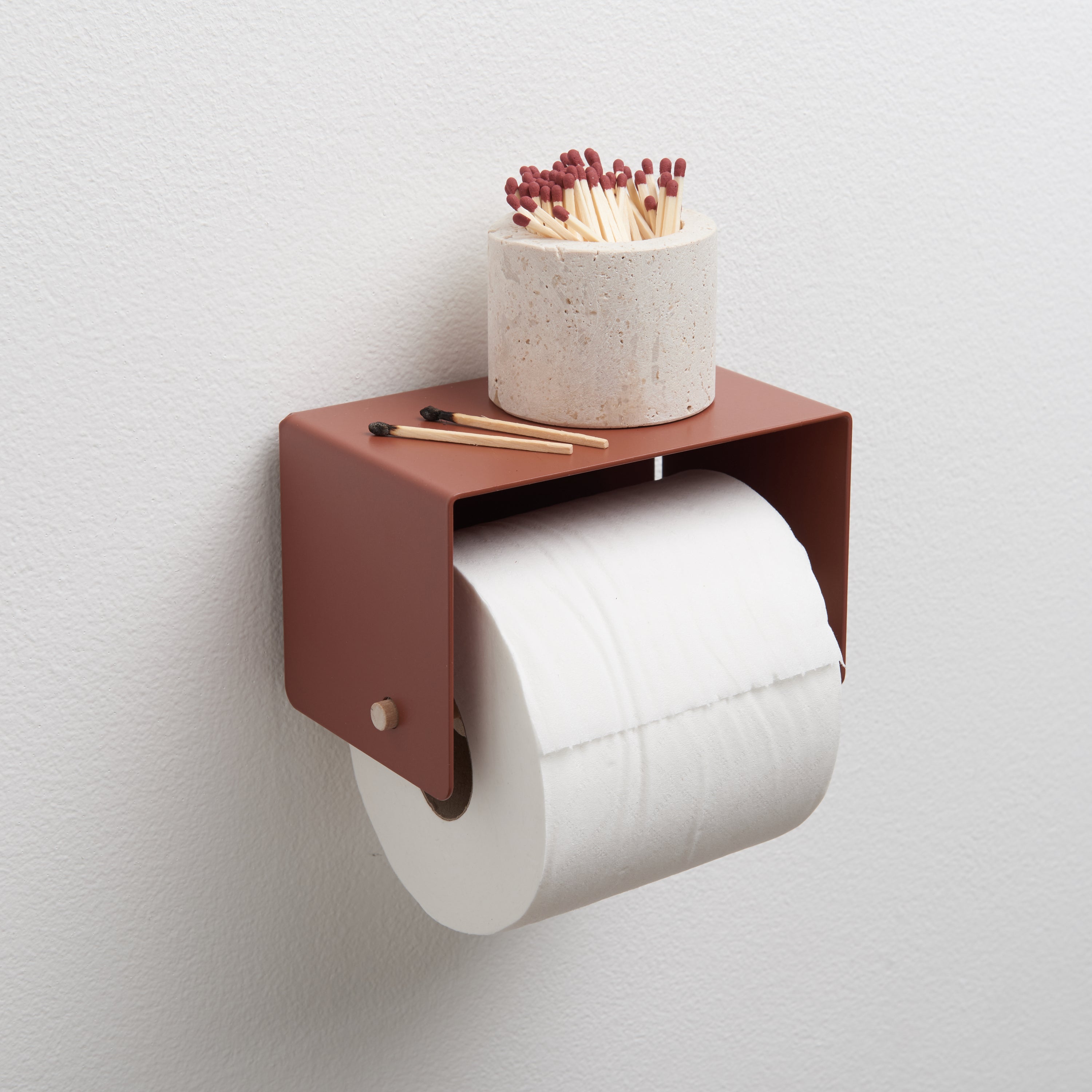 Toilet Paper Roll Holder -The Phone Rest - Safran Everyday
