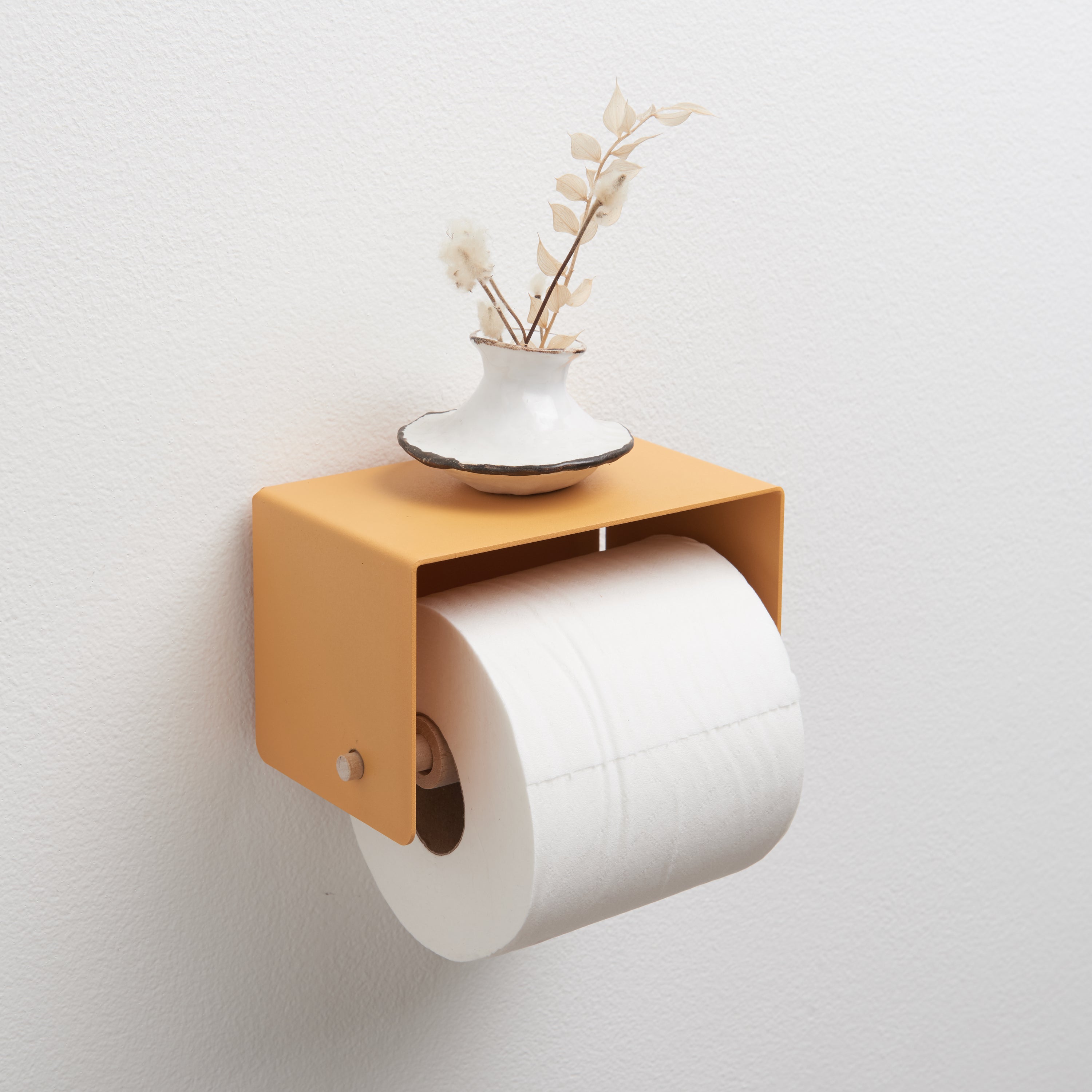 Toilet Paper Roll Holder -The Phone Rest - Safran Everyday